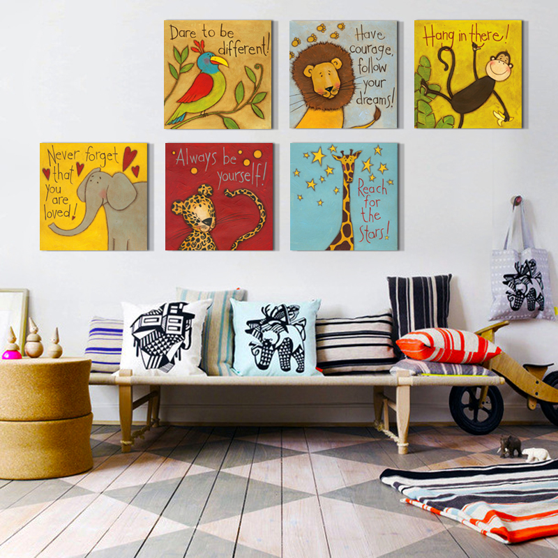 fashion modern crystal Decorative painting Frameless paintings bedroom Cartoon animal kindergarten Wall paintings children Room Hanging picturein the Home accessories , Decorative painting , Modern decorative painting category - from Buy2taobao.com to provide professional Taobao agent buy service