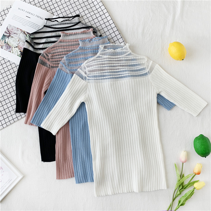 spring clothes 2019 New products Scheming Base coat Half a knitting have cash less than that is registered in the accounts half sleeve Self cultivation jacketin the Women's clothing/Boutique , Sweaters category - from Buy2taobao.com to provide professional Taobao agent buy service