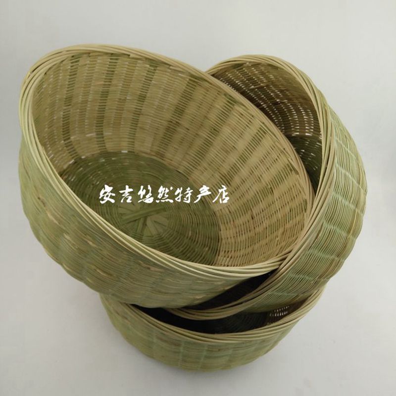 手工竹编水果篮环保菜篮竹匾簸箕食品竹篮子竹筐干果盘竹篓竹篮在类目 餐饮具, 餐具, 果盆/果盘/果篮中 - 来自Buy2taobao.com提供专业的淘宝代购服务