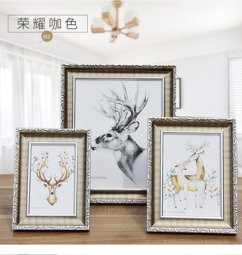 欧式双色加厚创意画框摆台挂墙照片墙组合家居装饰6寸7寸8寸在类目 家居饰品, 相框/画框中 - 来自Buy2taobao.com提供专业的淘宝代购服务