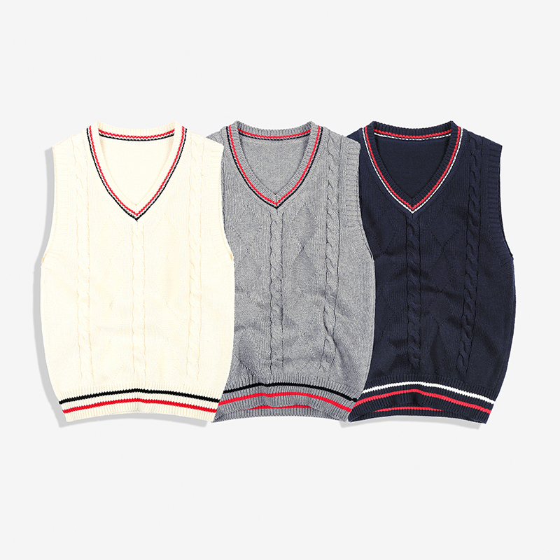 Children's vest 2018 Autumn and winter new pattern Boy Knit vest vest pure cotton CUHK Vest knitting vestin the Children/Baby/Family fitted , Vest category - from Buy2taobao.com to provide professional Taobao agent buy service