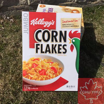 加拿大kelloggs corn flakes家乐氏玉米片营养早餐麦片1.22kg