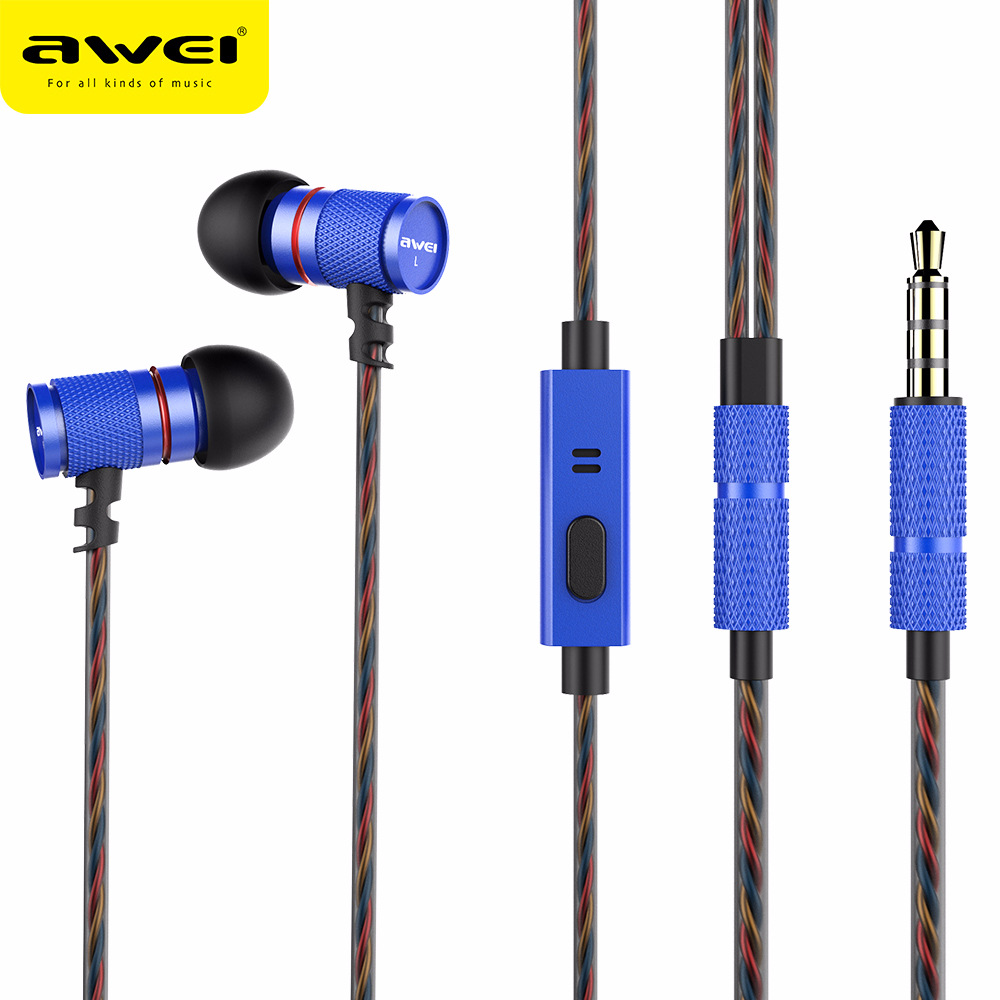 AWEI用維ES-660i入耳式金屬立體聲音樂動圈運動電腦手機耳機在類目 影音電器, 耳機/耳麥中 - 來自Buy2taobao.com提供專業的淘寶代購服務