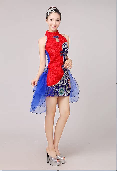 茉莉广场舞江南情旗袍演出服中国风开场伴舞打鼓演出服民族古典舞在类目 女装/女士精品, 唐装/民族服装/舞台服装, 民族服装/舞台装中 - 来自Buy2taobao.com提供专业的淘宝代购服务