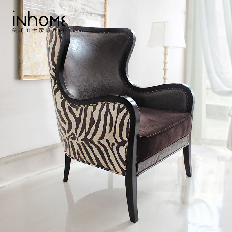 Canada Elysees American style The whole house furniture customized Zebra Tiger chair solid wood Pibu Combine Single sofain the Residential furniture , Sofa , Sofa category - from Buy2taobao.com to provide professional Taobao agent buy service
