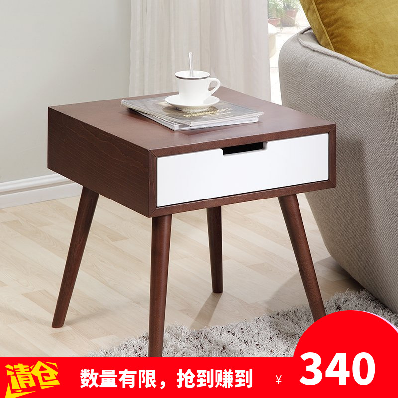 北欧沙发边几简约现代客厅时尚角几方形小茶几小户型创意实木茶桌在类目 住宅家具, 几类, 角几/边几中 - 来自Buy2taobao.com提供专业的淘宝代购服务