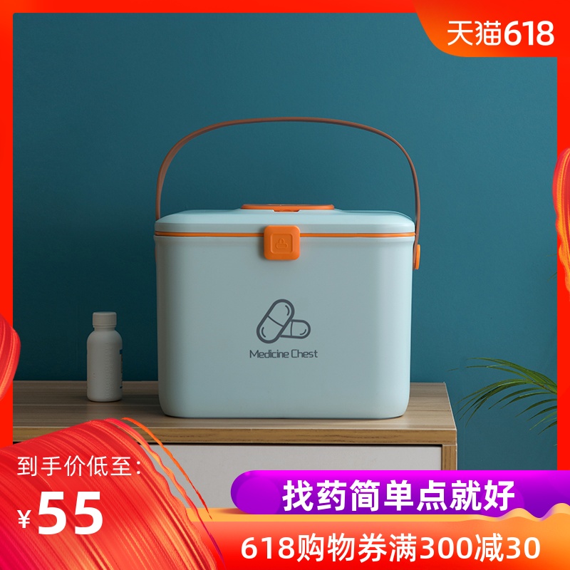 药箱儿童急救医疗箱家用大容量药品收纳盒家庭装大号便携式医药箱|ruв категории получать отделка, семьи, хранения приборов, коробка для хранения, аптечка - от Buy2taobao.com для оказания профессиональной услуги покупки агента Taobao
