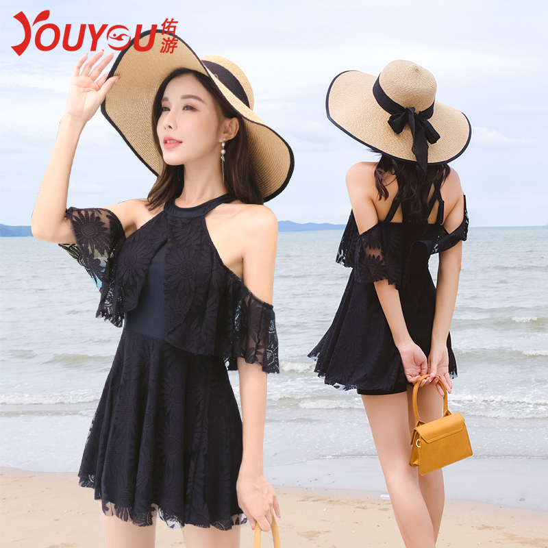 Female swimsuit 2018 new pattern Explosive money Show thin sexy Small chest Gather Conjoined Skirt Hot springs Swimwearin the Sports/Yoga/Fitness/Fans supplies , Swim , Piece swimsuit category - from Buy2taobao.com to provide professional Taobao agent buy service