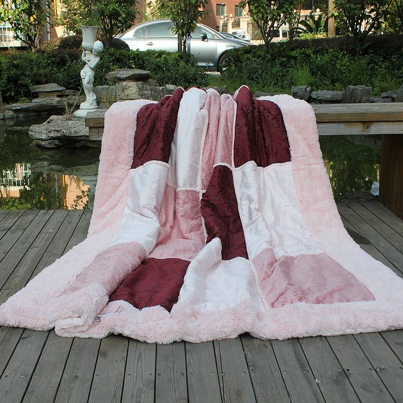 high-grade Autumn and winter keep warm double-deck thickening velvet Double Raschel Blanket marry Gifts Haixin blanketin the Bedclothes , Leisure blanket/Woolen blanket/Carpet category - from Buy2taobao.com to provide professional Taobao agent buy service