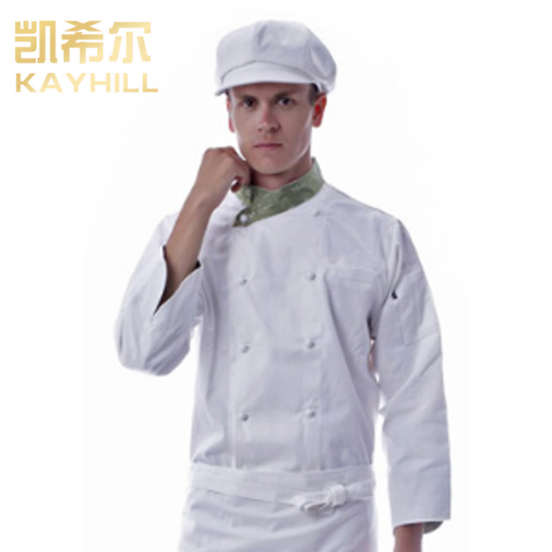凯希尔厨师工作服男透气短袖厨房西餐厅后厨服装厨师服长袖餐饮在类目 男装, 套装, 工装制服中 - 来自Buy2taobao.com提供专业的淘宝代购服务