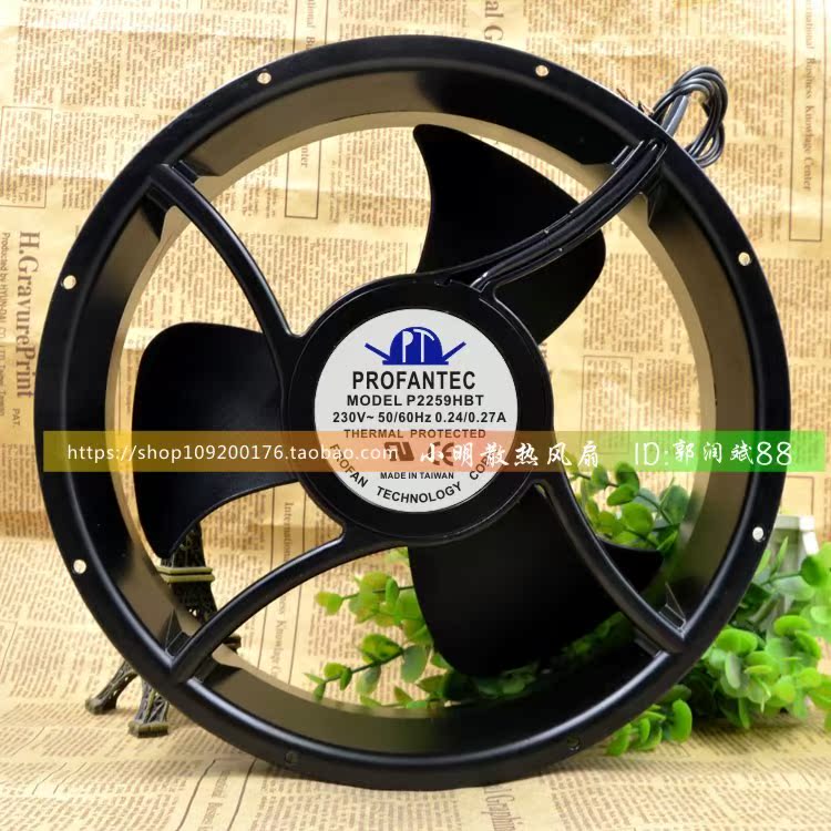 New Taiwan PROFANTEC P2259HBL 25489 254*89MM 230V Cabinet fanin the Computer Hardware/Monitor/Computer Peripherals , Radiator/Fan category - from Buy2taobao.com to provide professional Taobao agent buy service