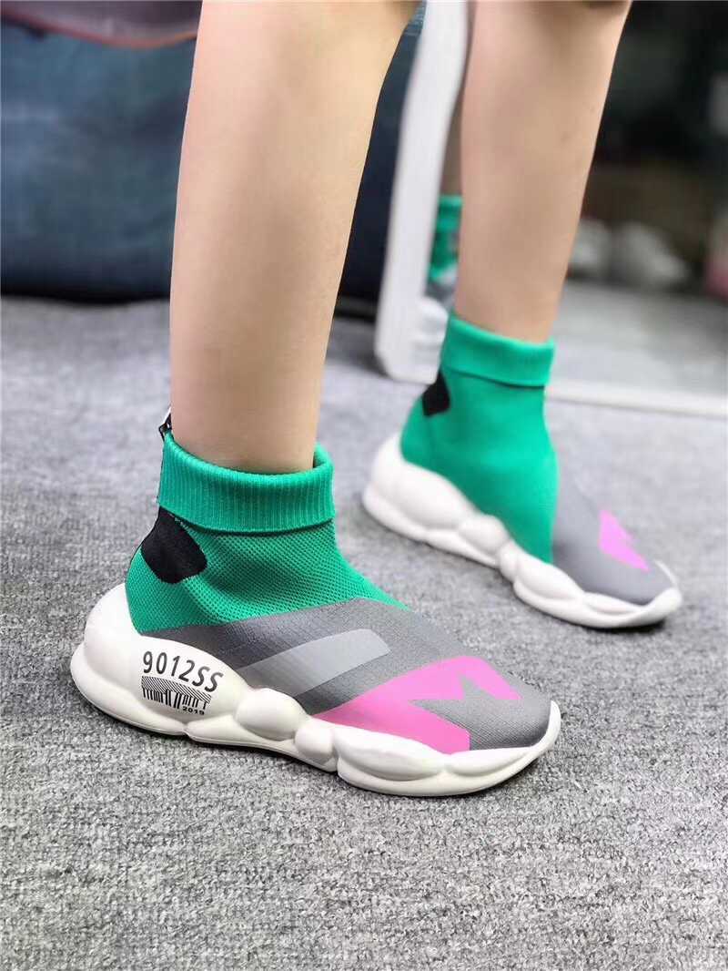 Socks, shoes, girls 2019 summer new pattern Hip hop Trend soft sole colour Diddy ventilation Gaobang Women's Shoesin the Women's Shoes, High shoes category - from Buy2taobao.com to provide professional Taobao agent buy service