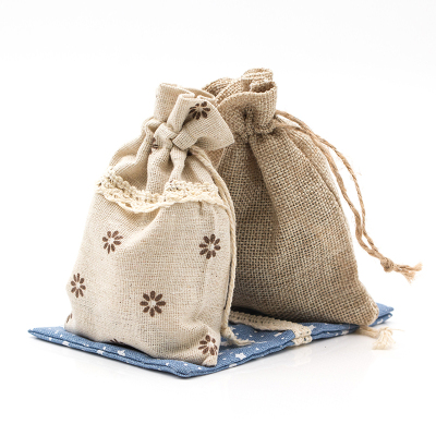 陶瓷饰品袋手链项链复古文艺棉麻布包装袋小清新首饰袋子礼品袋子