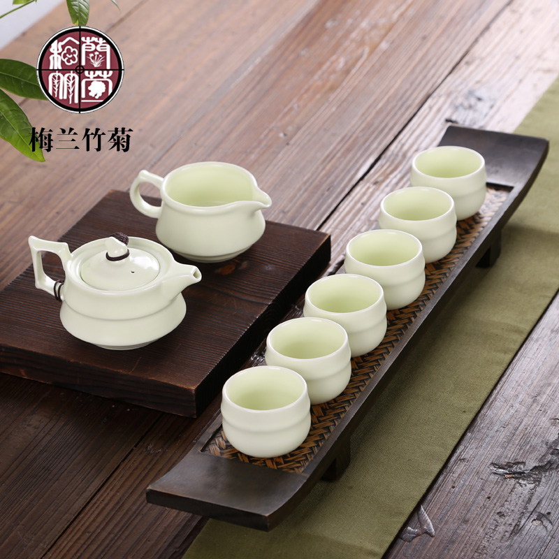 全套组定窑茶艺小茶道陶瓷功夫茶杯红茶具整套装日式茶壶品茗杯在类目 餐饮具, 茶具, 功夫茶具中 - 来自Buy2taobao.com提供专业的淘宝代购服务