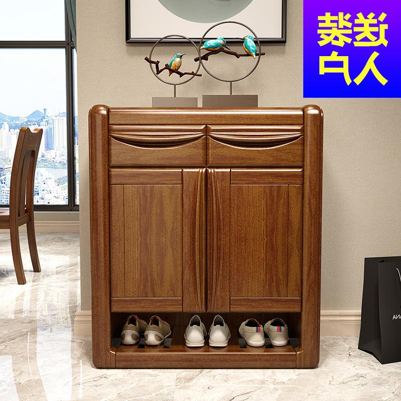 新中式鞋柜现代新中式玄两门带两抽鞋架简约两门进口黄金胡桃实木在类目 住宅家具, 柜类, 鞋柜中 - 来自Buy2taobao.com提供专业的淘宝代购服务