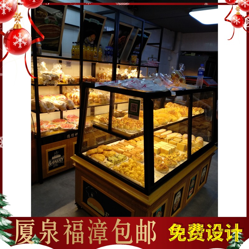 鐵質高檔面包櫃展示架弧形玻璃展示櫃不鏽鋼貨架實木面包中島櫃在類目 商業/辦公傢俱, 貨架/展櫃, 麪包架中 - 來自Buy2taobao.com提供專業的淘寶代購服務