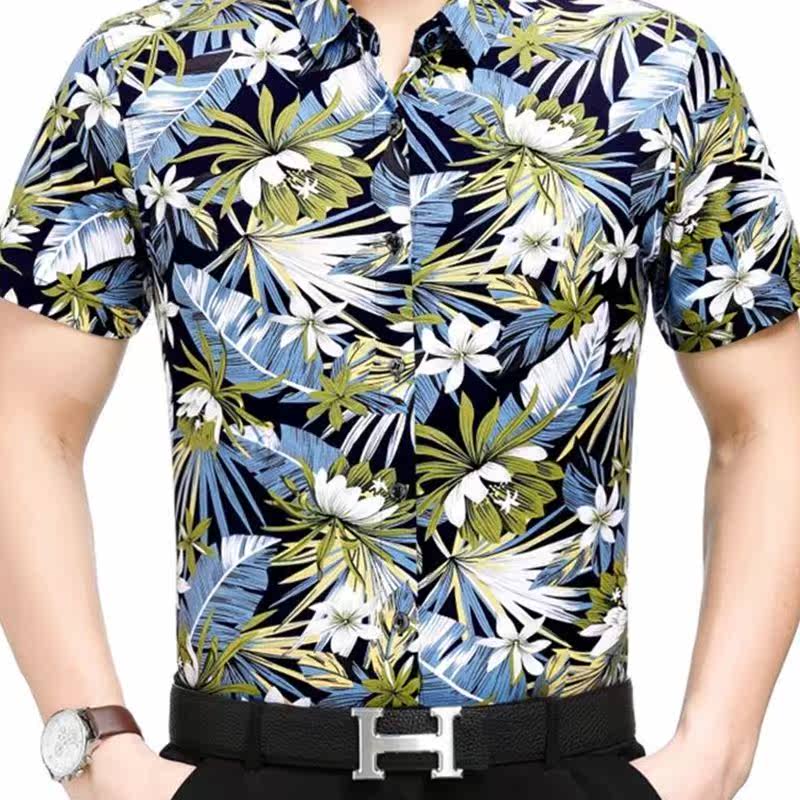 man Short sleeved Thin section shirt 2019 summer Youth Self cultivation Mercerized cotton lattice shirt DP men's wearin the Men's clothing, Shirt category - from Buy2taobao.com to provide professional Taobao agent buy service