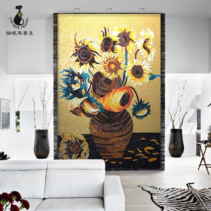 猫眼马赛克背景墙 美式艺术油画拼图客厅玄关剪画过道瓷砖建材在类目 家装主材, 瓷砖, 马赛克中 - 来自Buy2taobao.com提供专业的淘宝代购服务