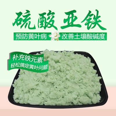 硫酸亚铁花肥黑帆防止黄叶改良土壤营养肥料水溶复合酸性铁肥包邮
