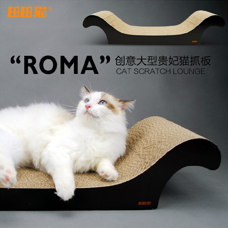 高密度猫抓板瓦楞纸猫沙发贵妃椅猫床猫窝猫玩具猫咪磨爪子田田猫|ruв категории животное/Животное питание и принадлежностей, кошка/собака игрушка, Кошка ловит плита - от Buy2taobao.com для оказания профессиональной услуги покупки агента Taobao