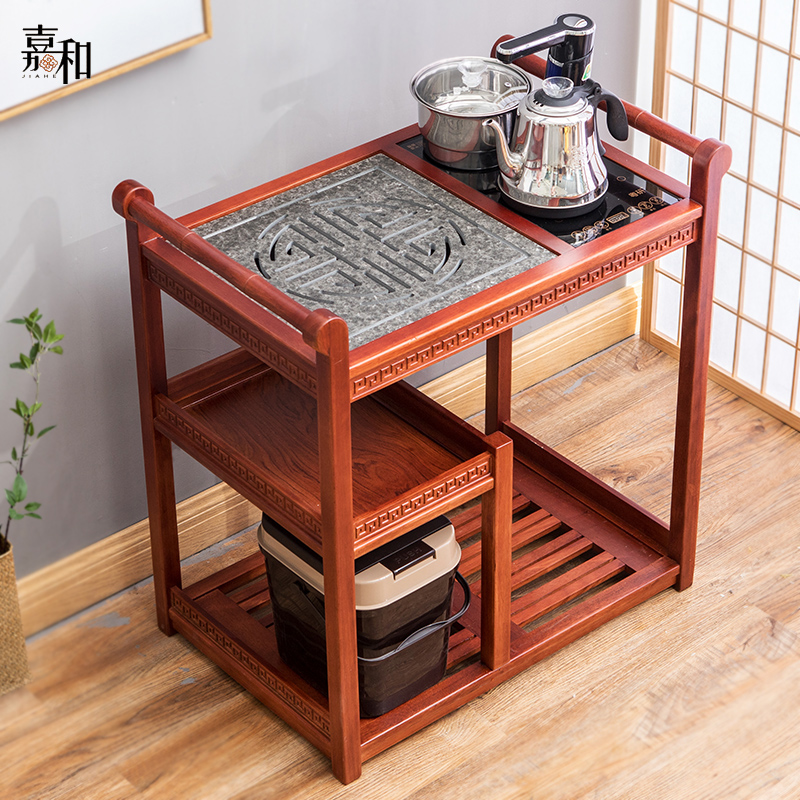嘉和 實木茶車移動功夫茶具套裝茶盤茶台家用電磁爐自動上水茶桌在類目 餐飲具, 茶具, 茶盤中 - 來自Buy2taobao.com提供專業的淘寶代購服務