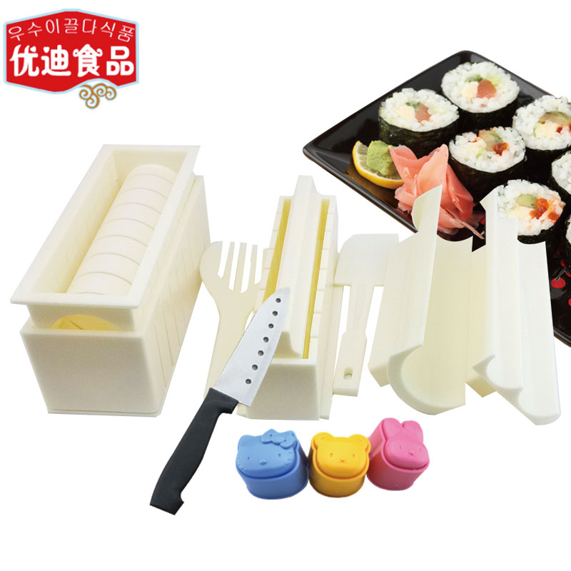 商用套件做寿司工具套装全套专用饭团10件套神器自制初学者加强版|msdalam kategori dapur/memasak Appliances, Alat dapur/Penyimpanan dapur, Sushi peralatan DIY, sushi Kit/kit memasak - dari Buy2taobao.com untuk memberikan perkhidmatan ejen Taobao profesional membeli