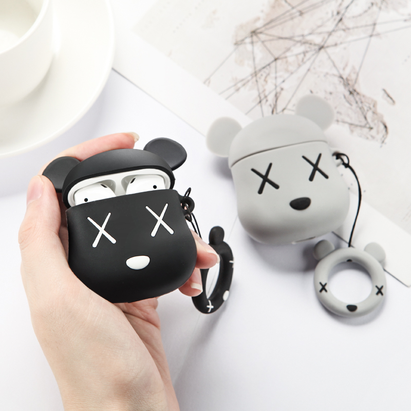 airpods保護套kaws南慕暴力熊藍牙耳機套矽膠蘋果無線airpods2二代充電保護殼可愛個性創意潮牌抖音同款通用1在類目 3C數碼配件, MP3/MP4配件, 耳機配件中 - 來自Buy2taobao.com提供專業的淘寶代購服務