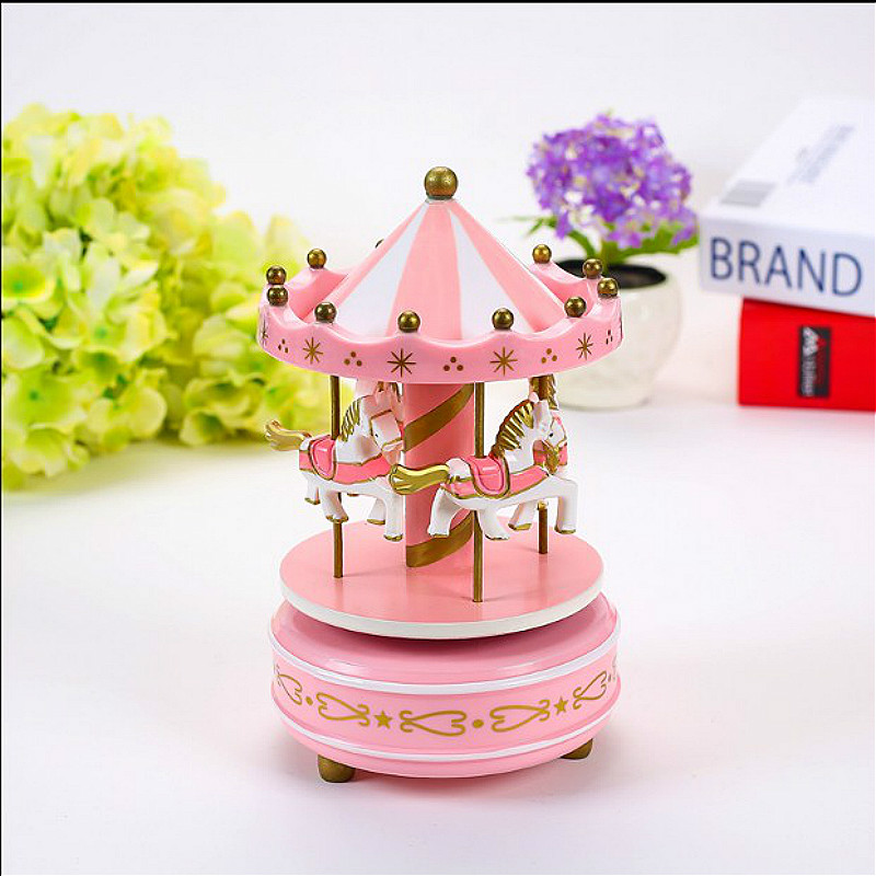 The music box merry-go-round children birthday gift Music box ornament Decoration Dessert decorate Decoration giftin the Toy/Childs/Puzzle/Building block/Model , Musical toy/Children's Musical Instruments , Music Box/Music Box category - from Buy2taobao.com to provide professional Taobao agent buy service