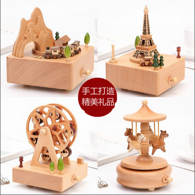 originality gift birthday gift Music box woodiness The music box Arts and Crafts Valentine's Day gift children birthday giftin the Toy/Childs/Puzzle/Building block/Model , Musical toy/Children's Musical Instruments , Music Box/Music Box category - from Buy2taobao.com to provide professional Taobao agent buy service