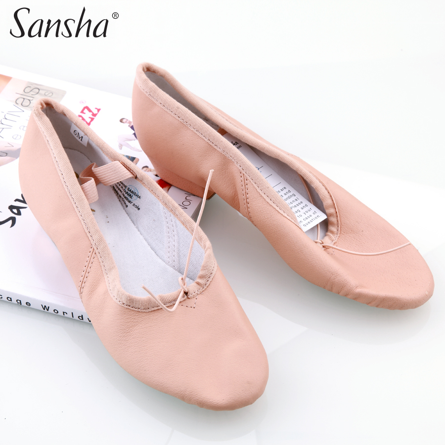 美丽舞者-Sansha三沙芭蕾舞蹈鞋 练功教师鞋 牛皮女士有跟软鞋TE2在类目 运动/瑜伽/健身/球迷用品, 舞蹈/健美操/体操, 芭蕾舞, 芭蕾舞鞋中 - 来自Buy2taobao.com提供专业的淘宝代购服务