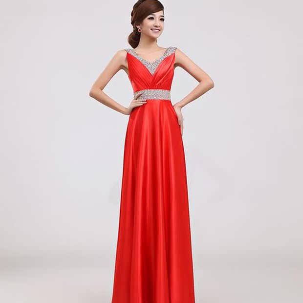 2018 marry bride Self cultivation Wedding dress Chorus full dress costume new pattern Toast Evening dress have more cash than can be accounted for banquetin the Women's clothing/Boutique , Wedding/Cheongsam/Formal dress , Formal dress/Evening category - from Buy2taobao.com to provide professional Taobao agent buy service