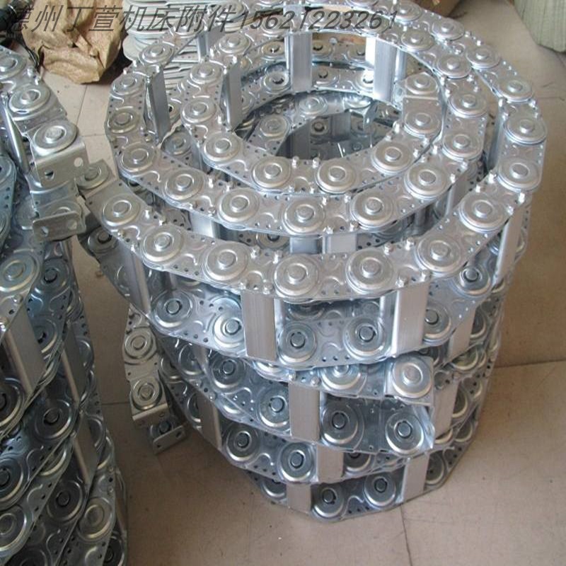 机床钢制拖链不锈钢全封闭钢铝拖链铝合金金属坦克链塑料尼龙拖链在类目 五金/工具, 机械五金, 传动件, 传动链中 - 来自Buy2taobao.com提供专业的淘宝代购服务