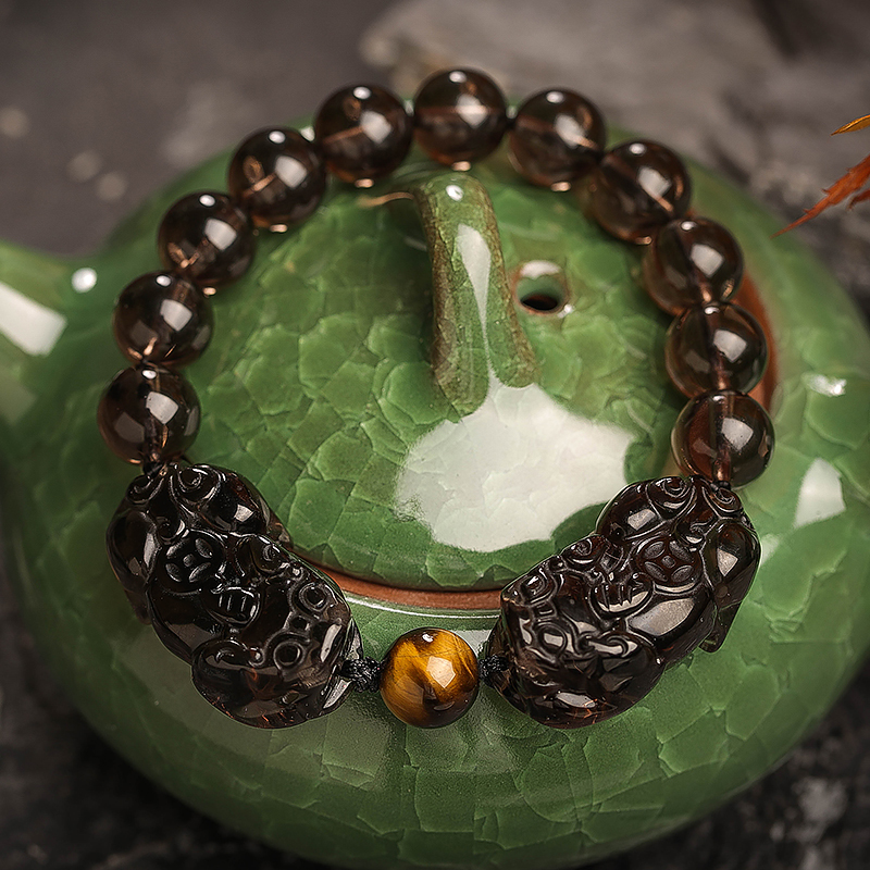 Turn on the light Ice Pure natural Obsidian brave troops Bracelet quality goods Cai Lucky Exorcise evil spirits men and women lovers a pair Transportin the Accessories/Fashion Jewelry, Bracelets category - from Buy2taobao.com to provide professional Taobao agent buy service