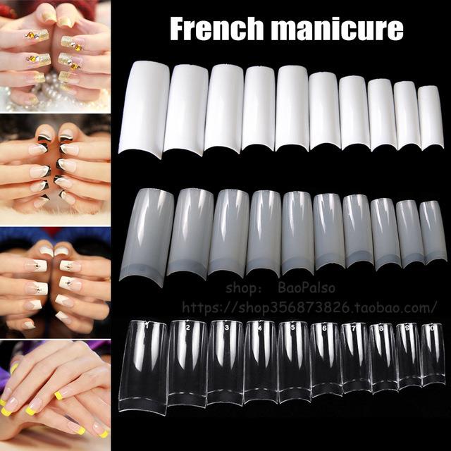 500Pcs Clear Natural French False Nail Tips Ultra Flexible在类目 个人护理/保健/按摩器材, 其它个人护理中 - 来自Buy2taobao.com提供专业的淘宝代购服务