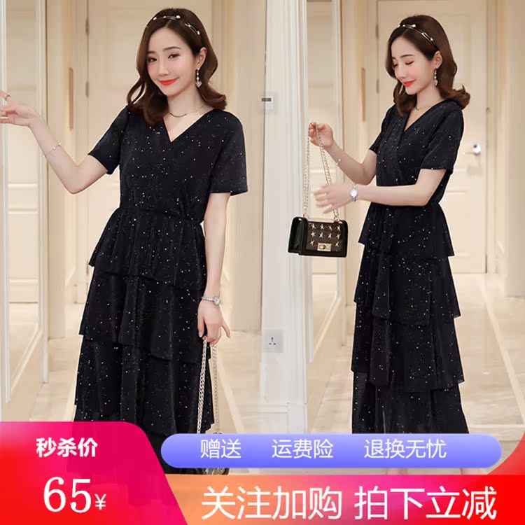 2019夏季新款孕妇装时尚韩版宽松复古亮片蛋糕孕妇连衣裙可哺乳装在类目 孕妇装/孕产妇用品/营养, 孕妇装, 连衣裙中 - 来自Buy2taobao.com提供专业的淘宝代购服务