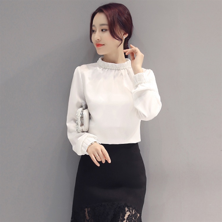 Spring New products Simplicity Solid Easy leisure time Versatile Nail bead T-shirts Versatile jacket 9601in the Women's clothing/Boutique , Lace shirt/Chiffon shirt category - from Buy2taobao.com to provide professional Taobao agent buy service