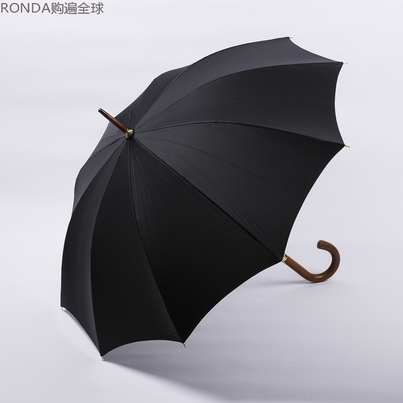 法国进口Guy de Jean男士绅士商务手动长柄雨伞防晒伞遮阳伞 黑色在类目 居家日用, 伞/雨具/防雨/防潮, 伞中 - 来自Buy2taobao.com提供专业的淘宝代购服务