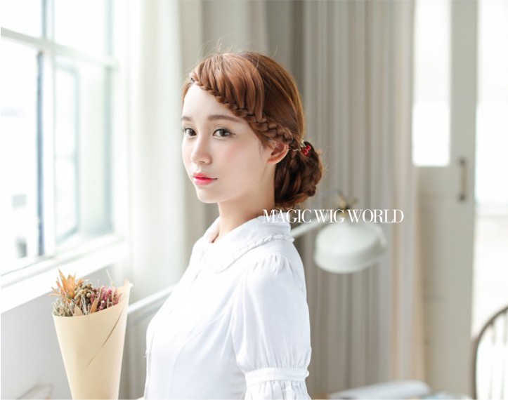 Wig Liu tablets Fake bangs Pure handwork Braid Twist Fishbone braid Fake bangs Bangs Wig piecein the Hair Care/Wig , Wig , Liu tablets category - from Buy2taobao.com to provide professional Taobao agent buy service