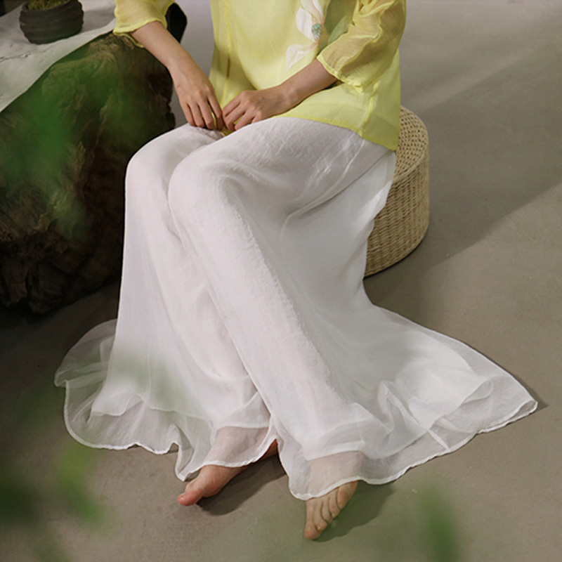 佛笑缘之风中的记忆  双层雪纺飘逸休闲阔腿裤女夏 新款在类目 女装/女士精品, 裤子, 休闲裤中 - 来自Buy2taobao.com提供专业的淘宝代购服务