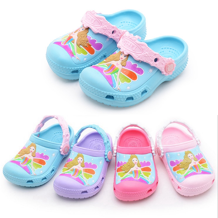 new pattern summer Barbie princess girl Cartoon Crocs Sandy beach Sandals slipper non-slip Baby Shoes tastelessin the Shoes/Baby Shoes/Parent-child shoes , Slippers category - from Buy2taobao.com to provide professional Taobao agent buy service