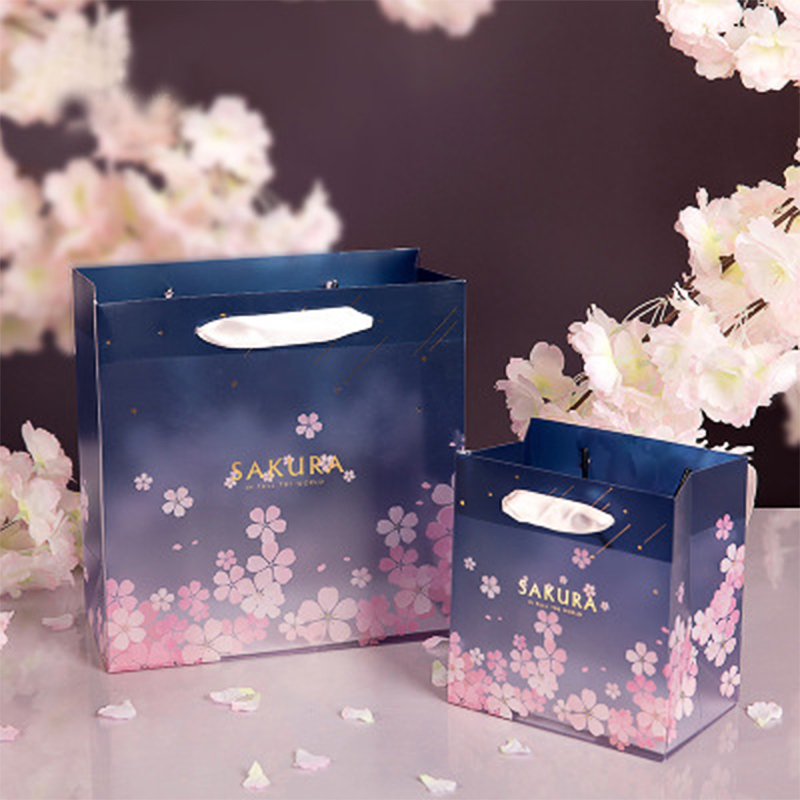 樱花礼袋精美韩版ins生日礼品袋创意手提袋高档简约小清新包装袋|ruв категории фестиваль товаров/подарок, сахар коробка/сахар комплект частей - от Buy2taobao.com для оказания профессиональной услуги покупки агента Taobao