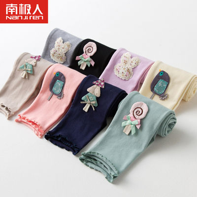 女童打底裤2018春秋新款童装儿童裤春装女宝宝外穿薄款棉长裤子