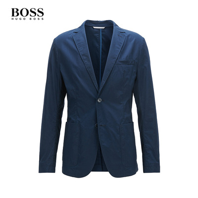 hugo boss【boss】男士商务休闲修身版棉质西装外套50381649