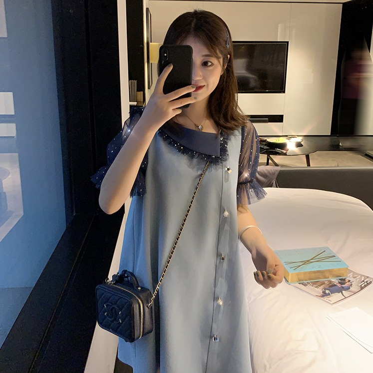 孕妇夏装连衣裙时尚款2019潮辣妈宽松甜美气质孕妇装超仙的连衣裙在类目 孕妇装/孕产妇用品/营养, 孕妇装, 连衣裙中 - 来自Buy2taobao.com提供专业的淘宝代购服务