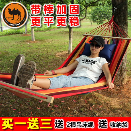 沙漠 骆驼吊床户外单人双人加厚帆布吊床露营室内秋千木棒网床在类目 户外/登山/野营/旅行用品, 户外休闲家具, 吊床中 - 来自Buy2taobao.com提供专业的淘宝代购服务