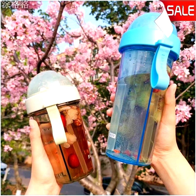 双管鸭嘴粉色学生款成年闺蜜少女心装两种饮料奶瓶带吸管一杯两用在类目 餐饮具, 杯子/水杯/水壶, 随手杯中 - 来自Buy2taobao.com提供专业的淘宝代购服务