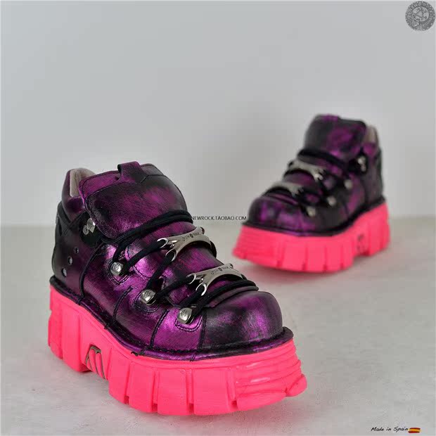 NewRock Same item Gaobang The thickness of the bottom Increase Diddy INS tide 106N-C60in the Men's Shoes, Boots category - from Buy2taobao.com to provide professional Taobao agent buy service