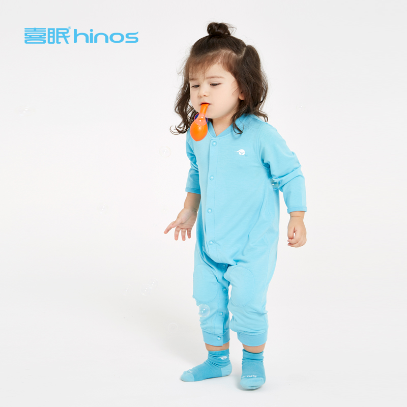 喜眠hinos婴儿睡衣科技排汗专利 四季护肚脐长袖男女爬爬服连体衣|ruв категории Детская одежда, комбинезон/на одежду/Ха одежды - от Buy2taobao.com для оказания профессиональной услуги покупки агента Taobao