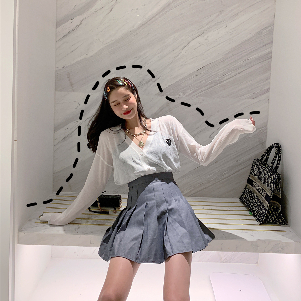 JIUER 抖音同款學生百褶裙水手服2019夏季新品可愛性感很仙的裙子在類目 女裝/女士精品, 半身裙中 - 來自Buy2taobao.com提供專業的淘寶代購服務