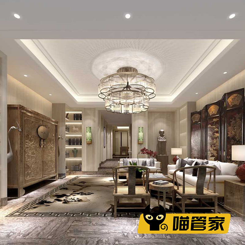 喵管家别墅复式装修设计全套现代简约北欧美式精装效果图施工图在类目 装修设计/施工/监理, 设计, 全套设计中 - 来自Buy2taobao.com提供专业的淘宝代购服务